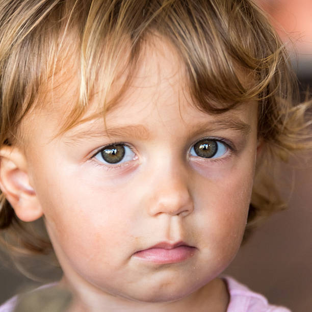 istock sad little child looking at the camera 636351866