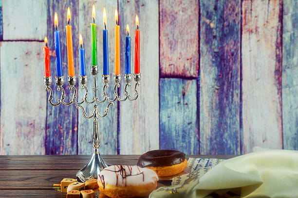 istock Image of jewish holiday Hanukkah 636352380