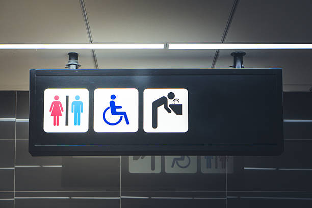 istock Signs toilet. 636354460