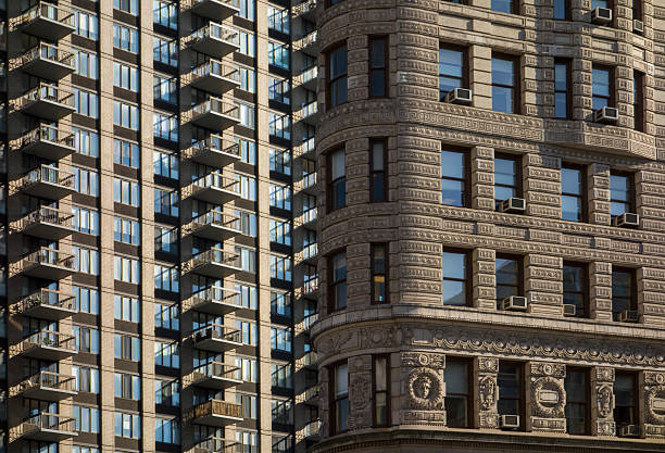 Section of  Iron building in Manhattan
