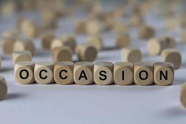 istock occasion - cube with letters, sign with wooden cubes 636361184