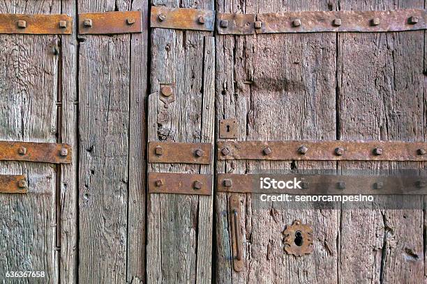 Old Door Stock Photo - Download Image Now - Architectural Feature, Closed, Closing