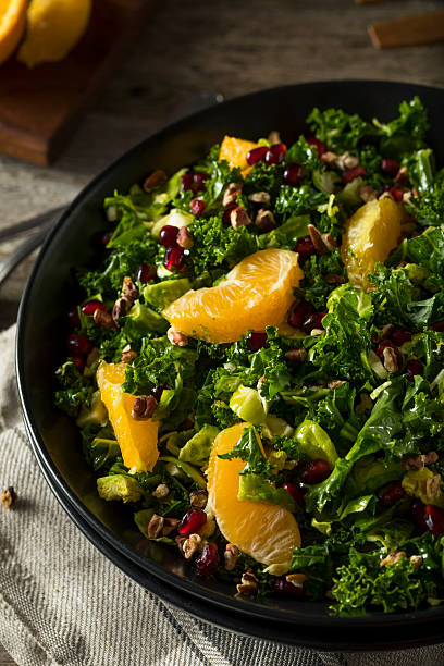 istock Raw Healthy Kale Winter Salad 636369810