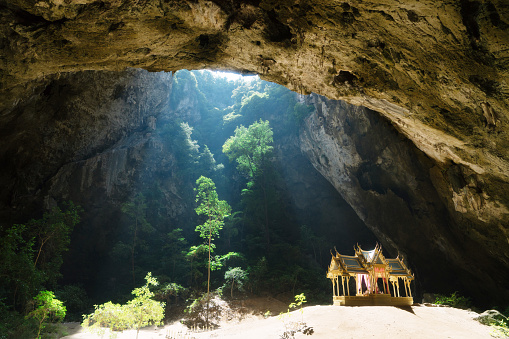 Temple in the Phraya Nakhon Cave in Thailand