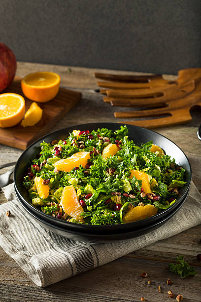 istock Raw Healthy Kale Winter Salad 636370314