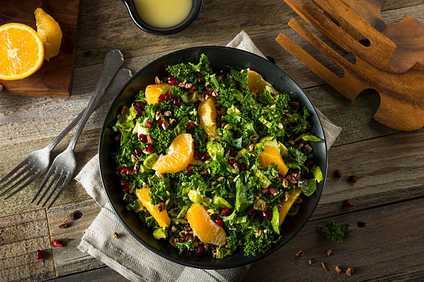 istock Raw Healthy Kale Winter Salad 636370772