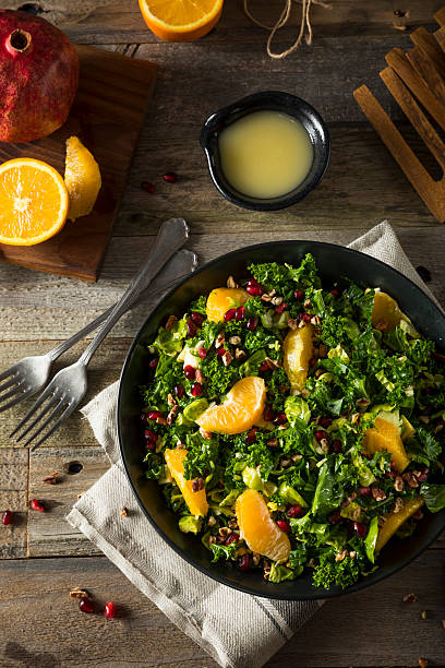 istock Raw Healthy Kale Winter Salad 636370850