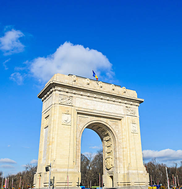 istock The Arch of Triumph (Arcul de Triumf) from Bucharest Romania 636371318