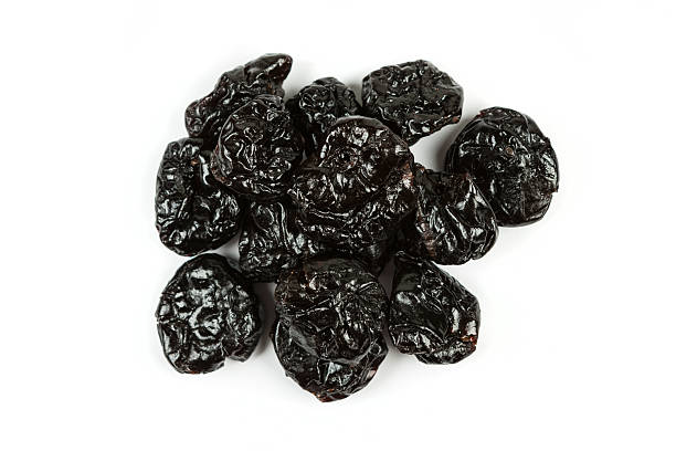 istock Dried cherries isolated on white background 636372358