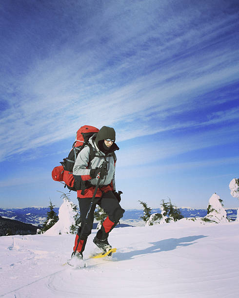 istock Winter hiking in the mountains. 636373924