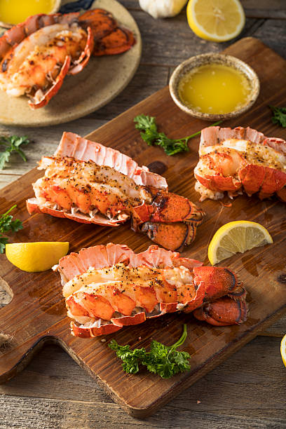 istock Seasoned Baked Lobster Tails 636378792