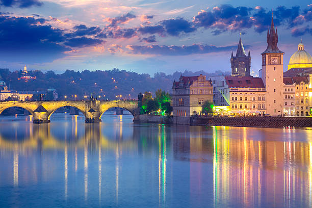 istock Prague Landmarks at evening, Europe 636379334