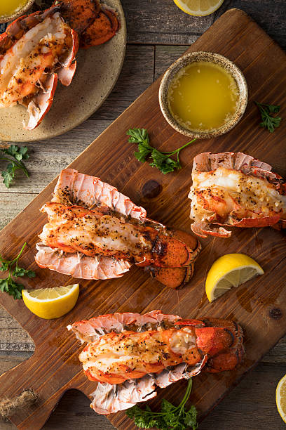 istock Seasoned Baked Lobster Tails 636379344