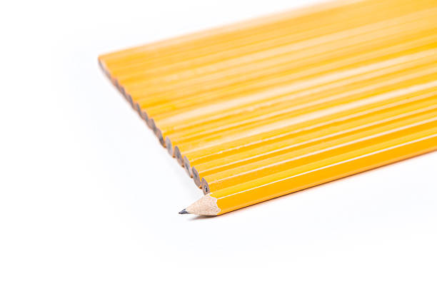 istock Concept unique No 2 pencils isolated on white background 636385118