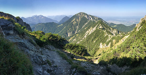 panorama na alpy bawarskie - wanderurlaub zdjęcia i obrazy z banku zdjęć