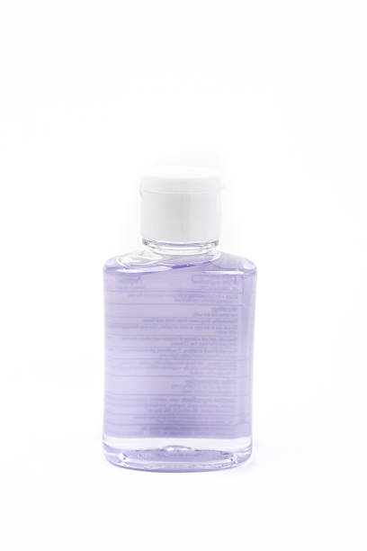 istock Small container of hand sanitizer isolated on white background 636387628
