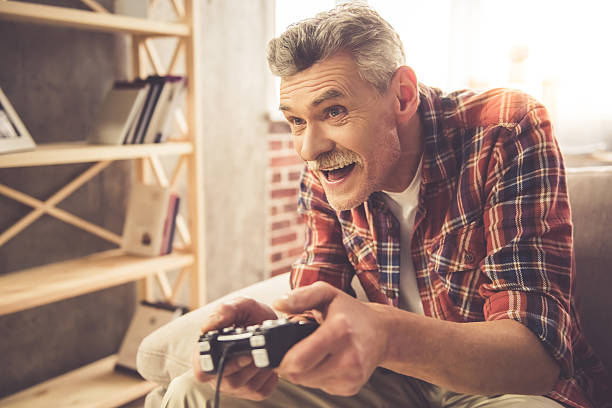 istock Handsome mature man at home 636387886