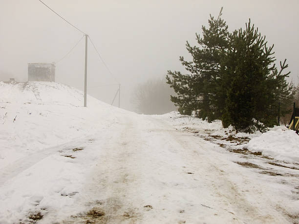 istock Road in Lithuania leading to nowhere 636391536