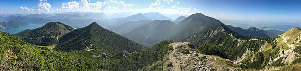 istock Panorama view over the Bavarian Alps 636391546