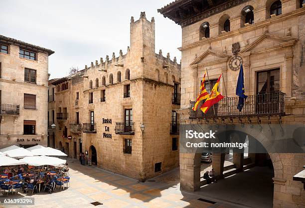 Valderrobres Stock Photo - Download Image Now - Aragon, Backgrounds, Blue