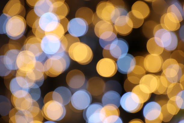 istock Defocused the night light blurred background decorate 636398388