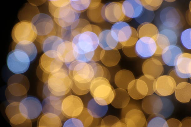 istock Defocused the night light blurred background decorate 636398578