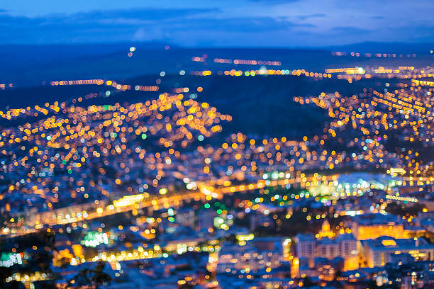 istock Blurred Bokeh Architectural Urban Backdrop. Background With Urban 636412280