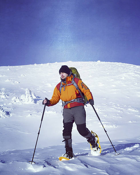 istock Winter hiking in the mountains. 636413020
