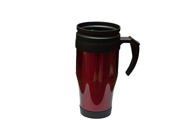 istock Red tumbler thermos-cup 636419754