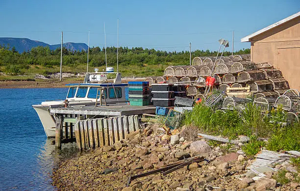 Photo of Fishing Boats in Dingwall Cabot Trail Cape Breton