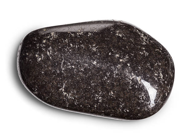 pierre d’onyx noire - crystallization photos et images de collection