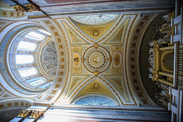 istock Inside the Basilica of St. Adalbert in Esztergom 636429800