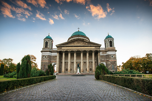 View of the Basilica of St. Adalbert in Esztergom