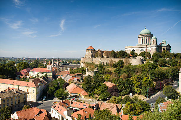 View of the Basilica of St. Adalbert in Esztergom