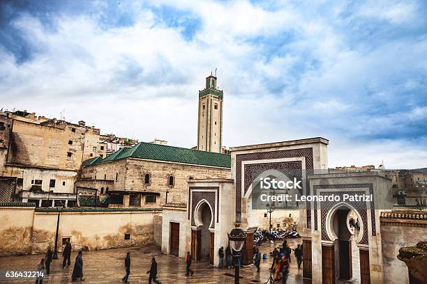 Fes Cityscape In Bab Rcif Morocco Stock Photo - Download Image Now - Fez - Morocco, Morocco, Gate
