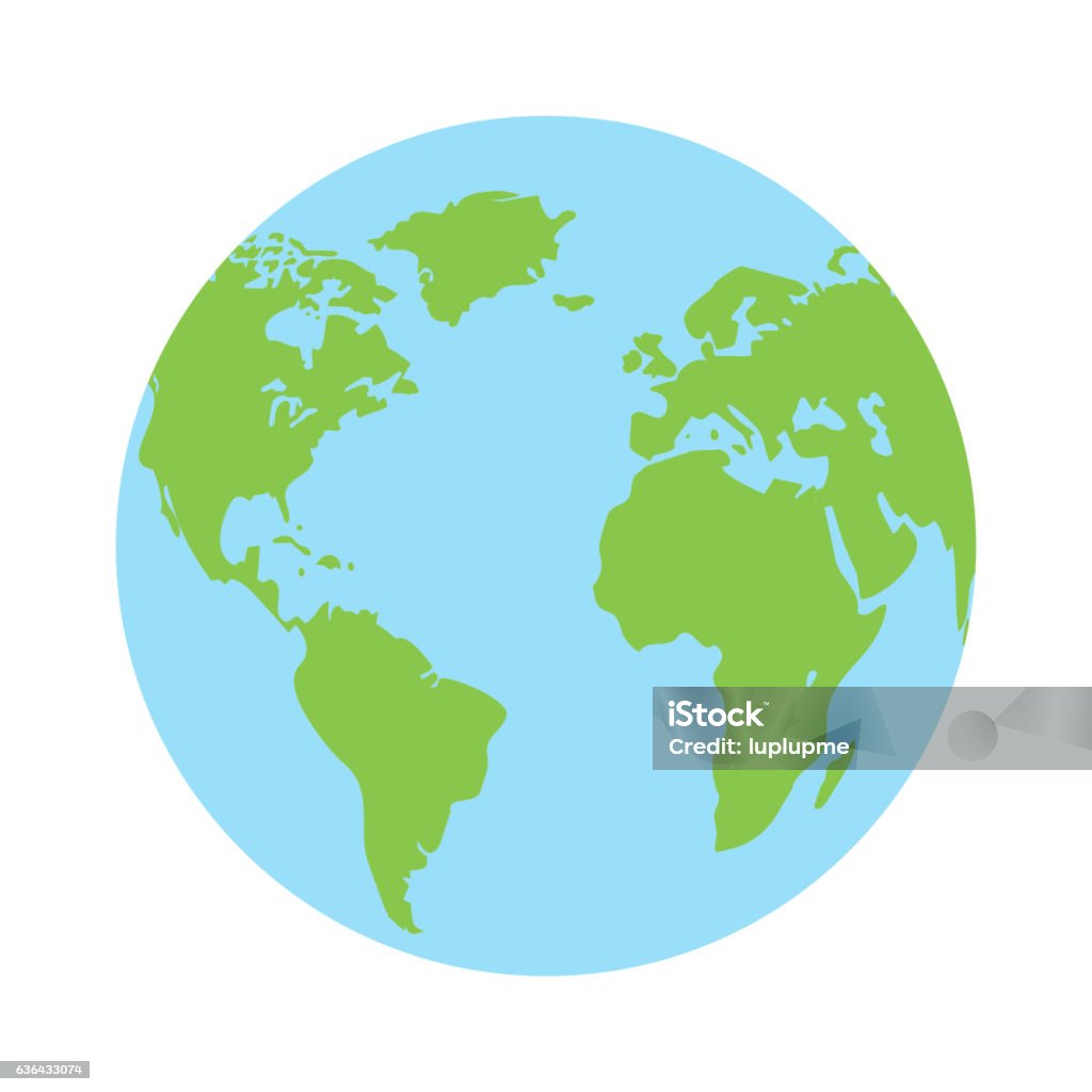 Vector Biểu Tượng Quả Địa Cầu Trái Đất Hình minh họa Sẵn có - Tải ...