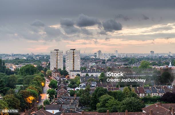 Tooting Cityscape Stock Photo - Download Image Now - Apartment, London - England, UK