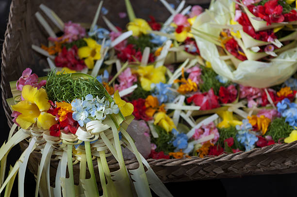 istock Colorful Balinese Hindu Offerings 636437794