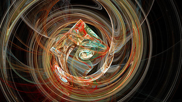 istock Colorful prism and whirpool abstract background 636443154