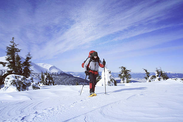 istock Winter hiking in the mountains. 636449248
