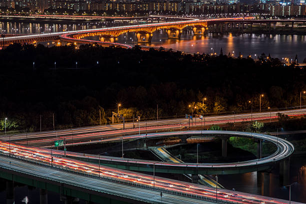 istock the night view of hangang river 636450636
