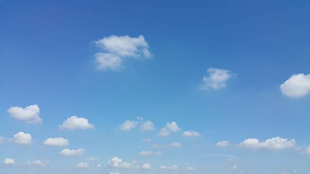 istock Summer blue Sky Blue sky and little clouds. 636450830