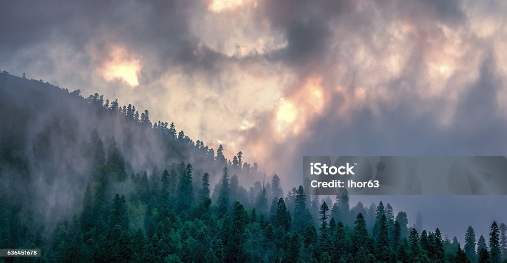 Parallel Worlds Photographed in the Caucasus mountains Caucasus Stock Photo