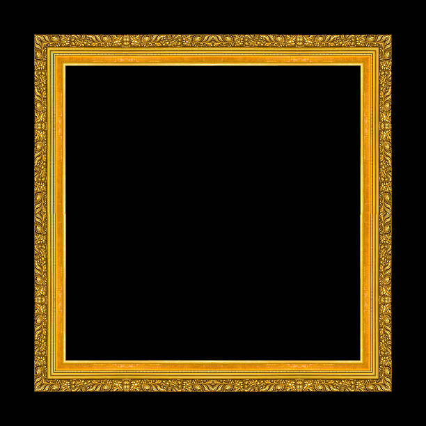 istock antique golden frame isolated on black background 636453912