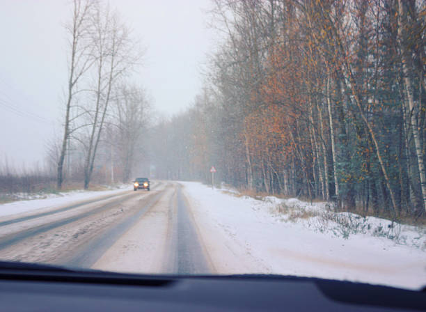 istock foggy winter road 636461074