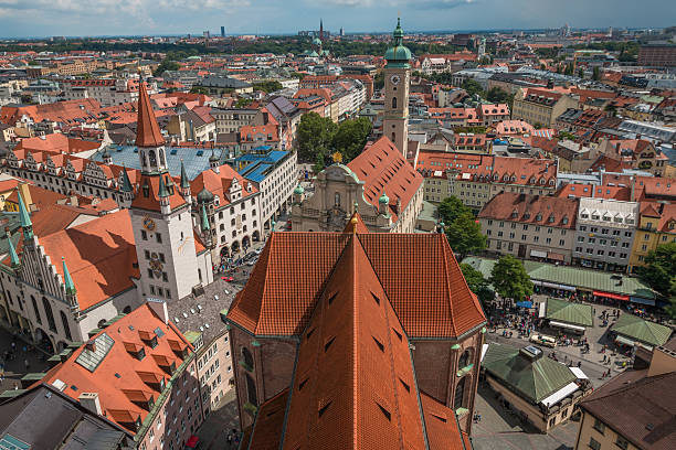 istock Panoramic view of Munich city 636462090