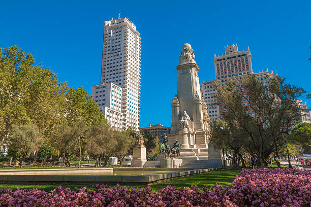istock Plaza Espana in Madrid 636464776