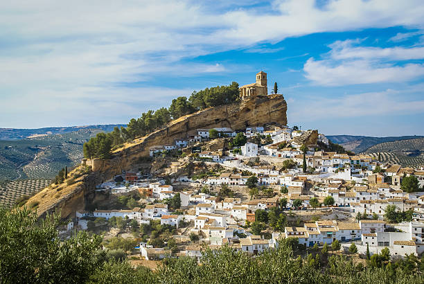 istock Beautiful cityscape with castle on  hill in Montefrio, Spain 636465334