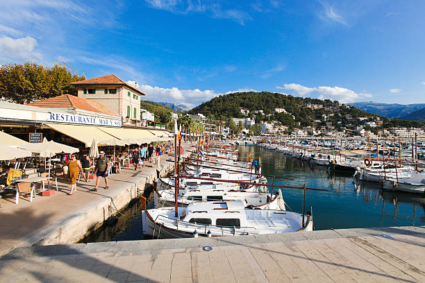 Sailboat docked in Marbella