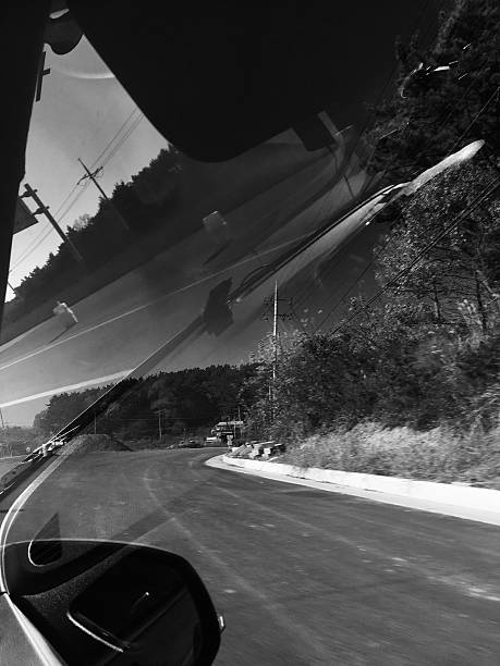 istock Scenery taken in a running car 636472012